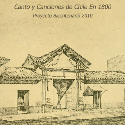 Carátula Cantos y Canciones de <br/>Chile 1800 
