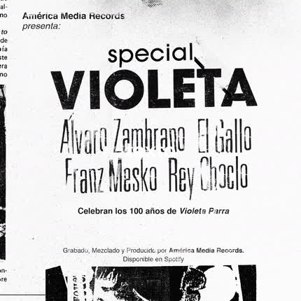 Carátula América Media Records, <br>Special Violeta 