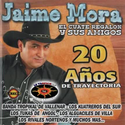 Carátula Jaime Mora 20 Años de <br/>trayectoria 2008 