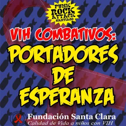 Carátula VIH COMBATIVOS: PORTADORES DE ESPERANZA - Varios Artistas - Rock Festival