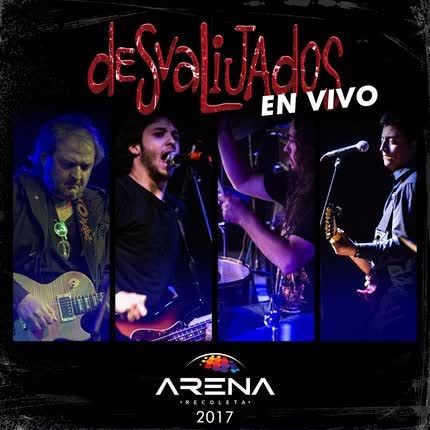 Carátula DESVALIJADOS - En Vivo Arena Recoleta