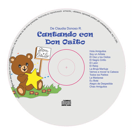 Carátula Cantando con Don Osito