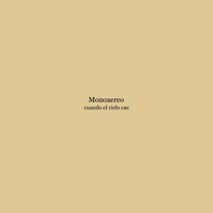 Carátula MONOAEREO - Cuando el Cielo Cae