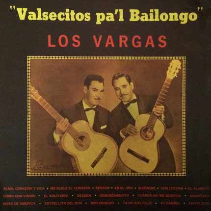 Carátula LOS VARGAS - Valsecitos Pa´l Bailongo