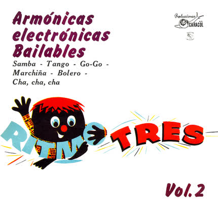 Carátula RITMOTRES - Armónicas Electrónicas Bailables (Vol. 2)