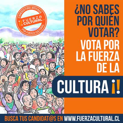 Carátula FUERZA CULTURAL - Vota por la Fuerza de la Cultura