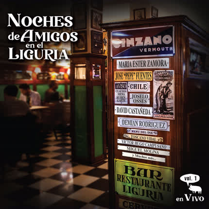 Carátula NOCHE DE AMIGOS EN EL LIGURIA - En Vivo (Vol. 1)