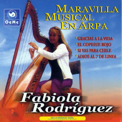 Carátula FABIOLA RODRIGUEZ - Maravilla Musical en Arpa