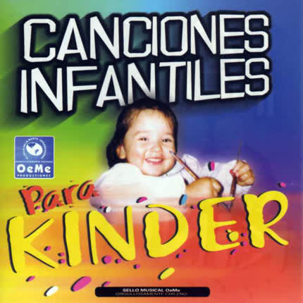 Carátula Canciones Infantiles <br>Para Kinder 