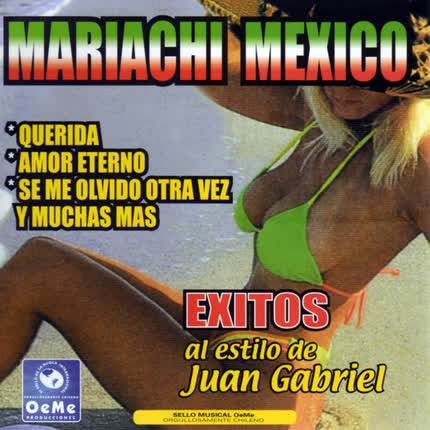 Carátula MARIACHI MEXICO - Exitos de Juan Gabriel