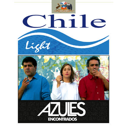 Carátula AZULES ENCONTRADOS - Chile Light