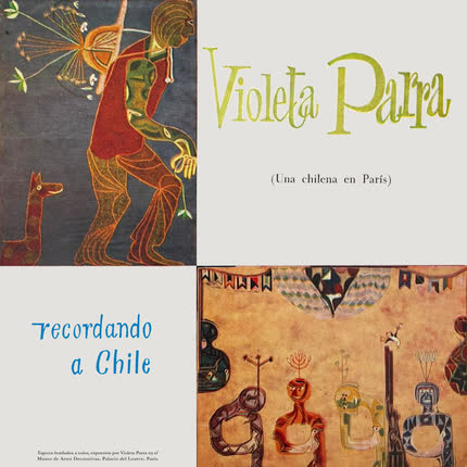Carátula VIOLETA PARRA - Recordando a Chile