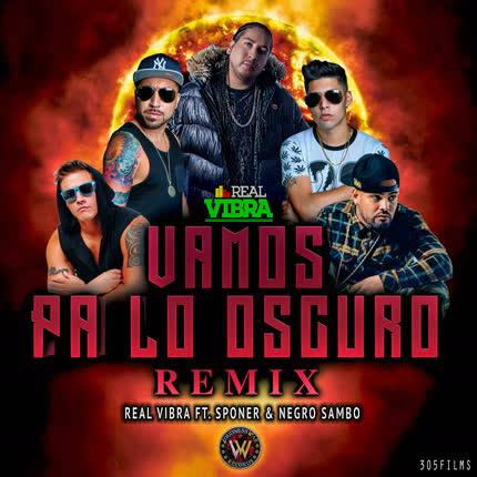 Carátula REAL VIBRA - Vamos pa lo Oscuro (Remix)