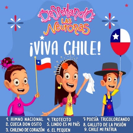 Carátula DESPERTANDO LAS NEURONAS - ¡Viva Chile!