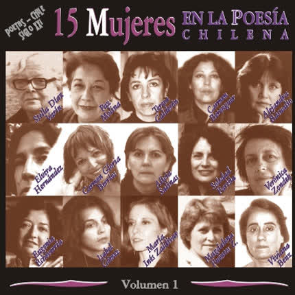Carátula VARIOS POETAS - 15 Mujeres en la poesía chilena