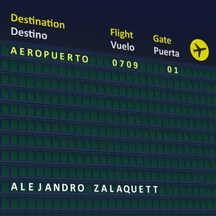 Carátula ALEJANDRO ZALAQUETT - Aeropuerto