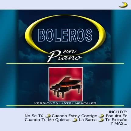Carátula Boleros en piano