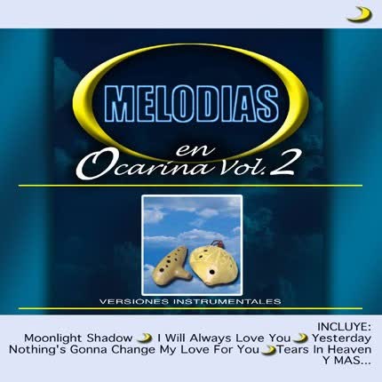 Carátula Melodías en Ocarina, <br/>volumen 2 