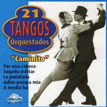 Carátula 21 tangos orquestados