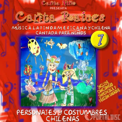 Carátula CANTA RAICES - Personajes y costumbres chilenas