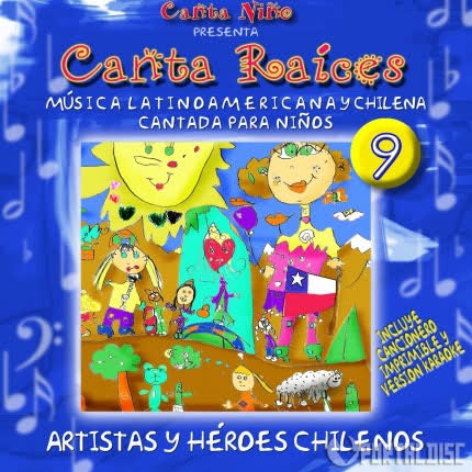 Carátula CANTA RAICES - Artistas y héroes chilenos