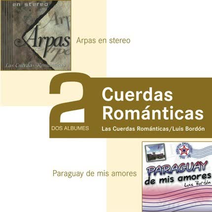 Carátula Cuerdas Romanticas Arpas En Estereo, <br/>Paraguay De M 