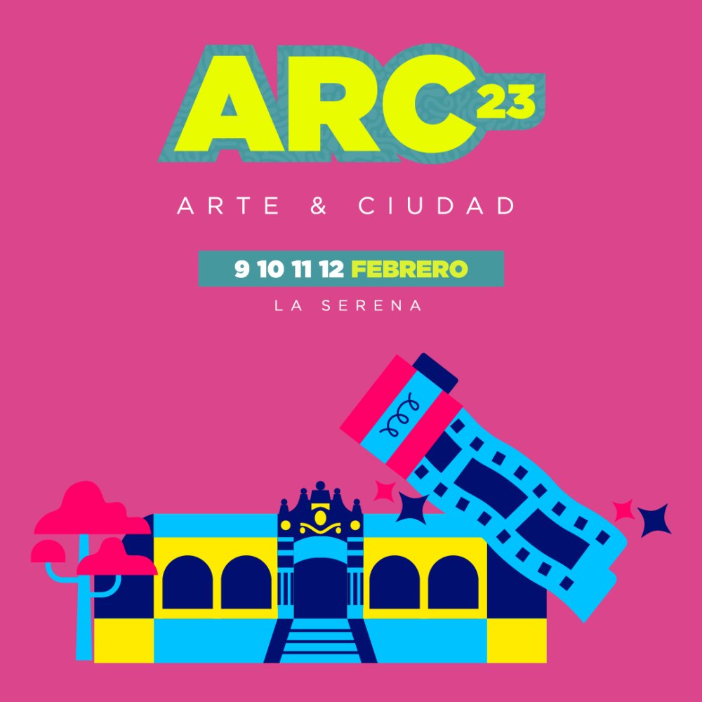 Flyer Evento CINE EN MUSEO ARQUEOLÓGICO - FESTIVAL ARC 2023, LA SERENA