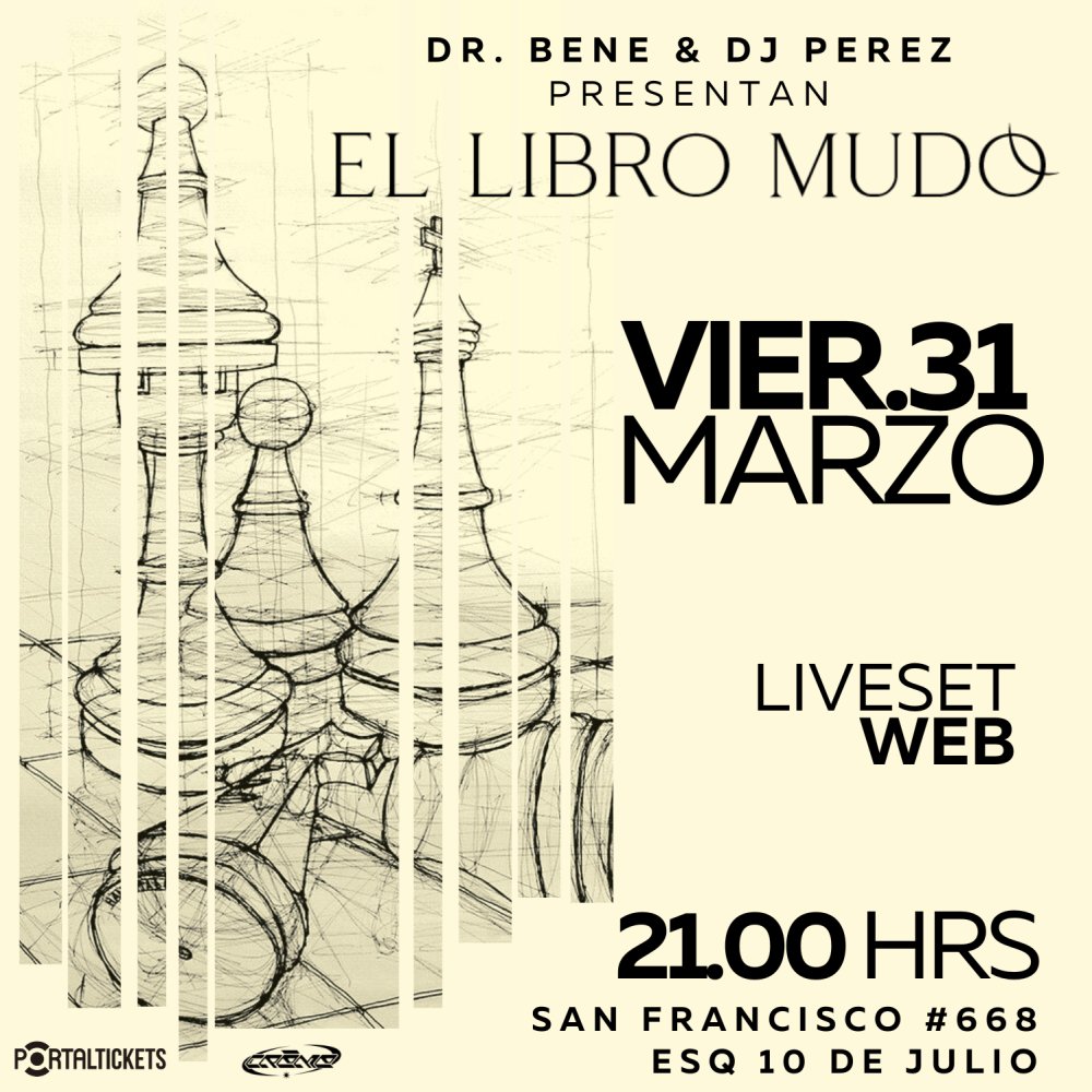Carátula DR BENE & DJ PEREZ PRESENTAN EL LIBRO MUDO