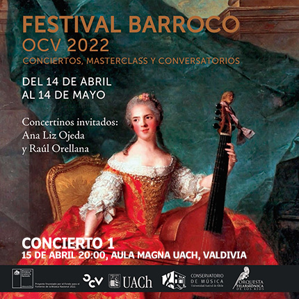 Flyer Evento FESTIVAL BARROCO OCV - CONCIERTO 1 - 15 ABRIL
