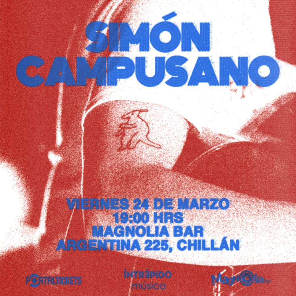 Flyer Evento SIMON CAMPUSANO EN CHILLAN