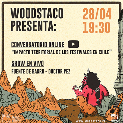 Flyer Evento CONVERSATORIO WOODSTACO