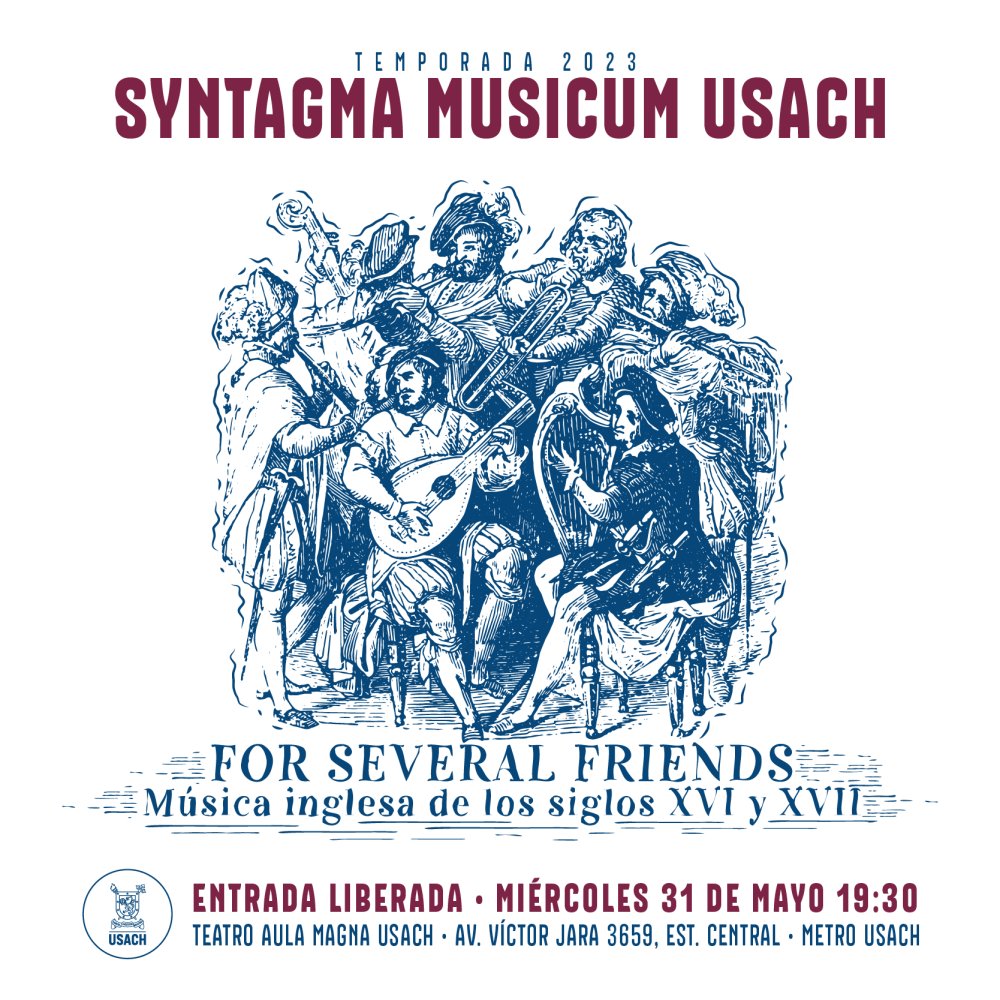 Flyer Evento SYNTAGMA MUSICUM USACH – MUSICA INGLESA