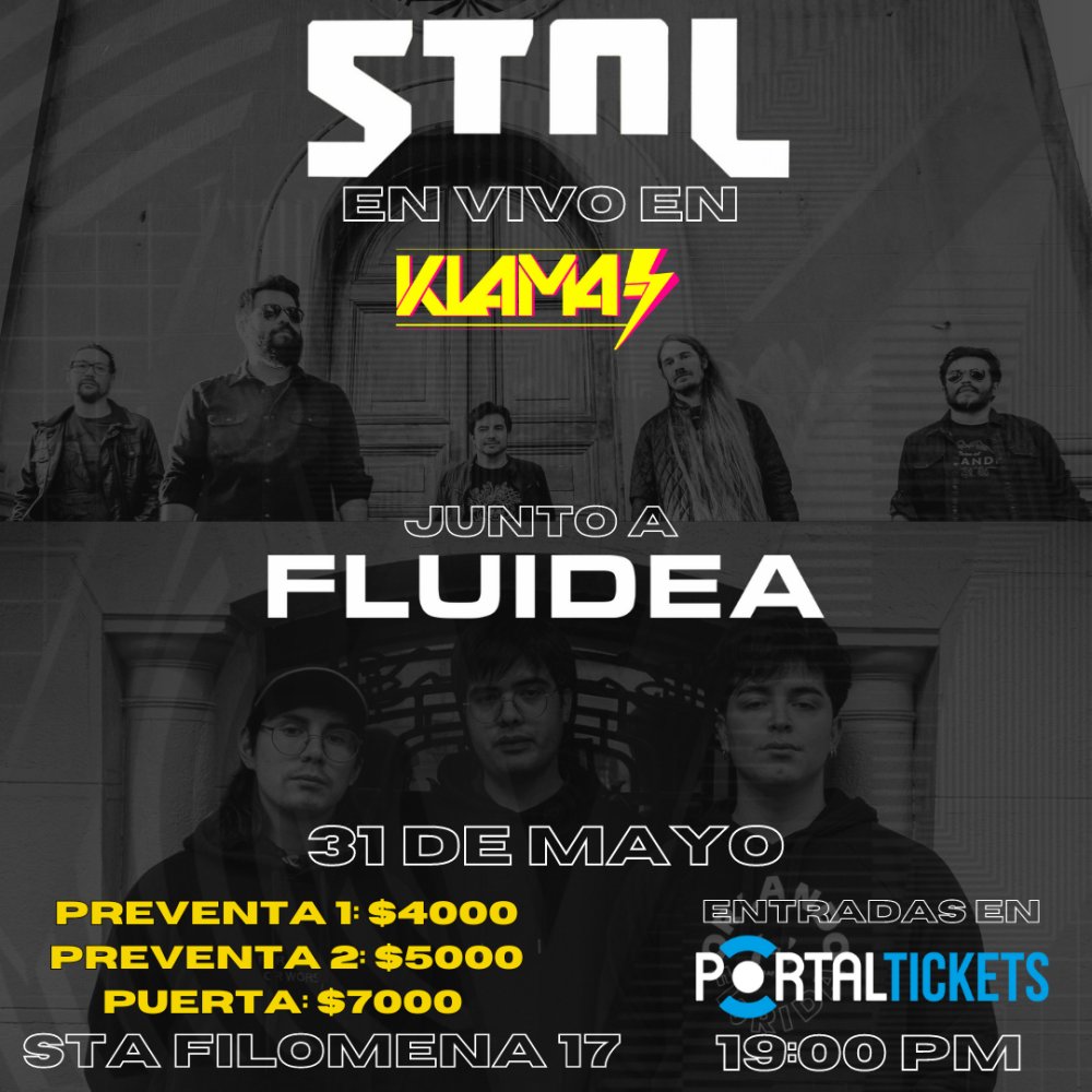 Flyer Evento STOL + FLUIDEA EN ⚡ KLAMA