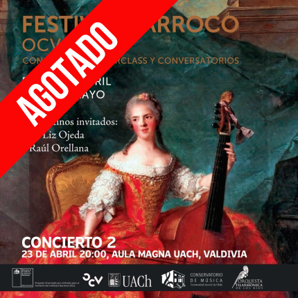 Flyer Evento FESTIVAL BARROCO OCV - CONCIERTO 2 - 23 ABRIL