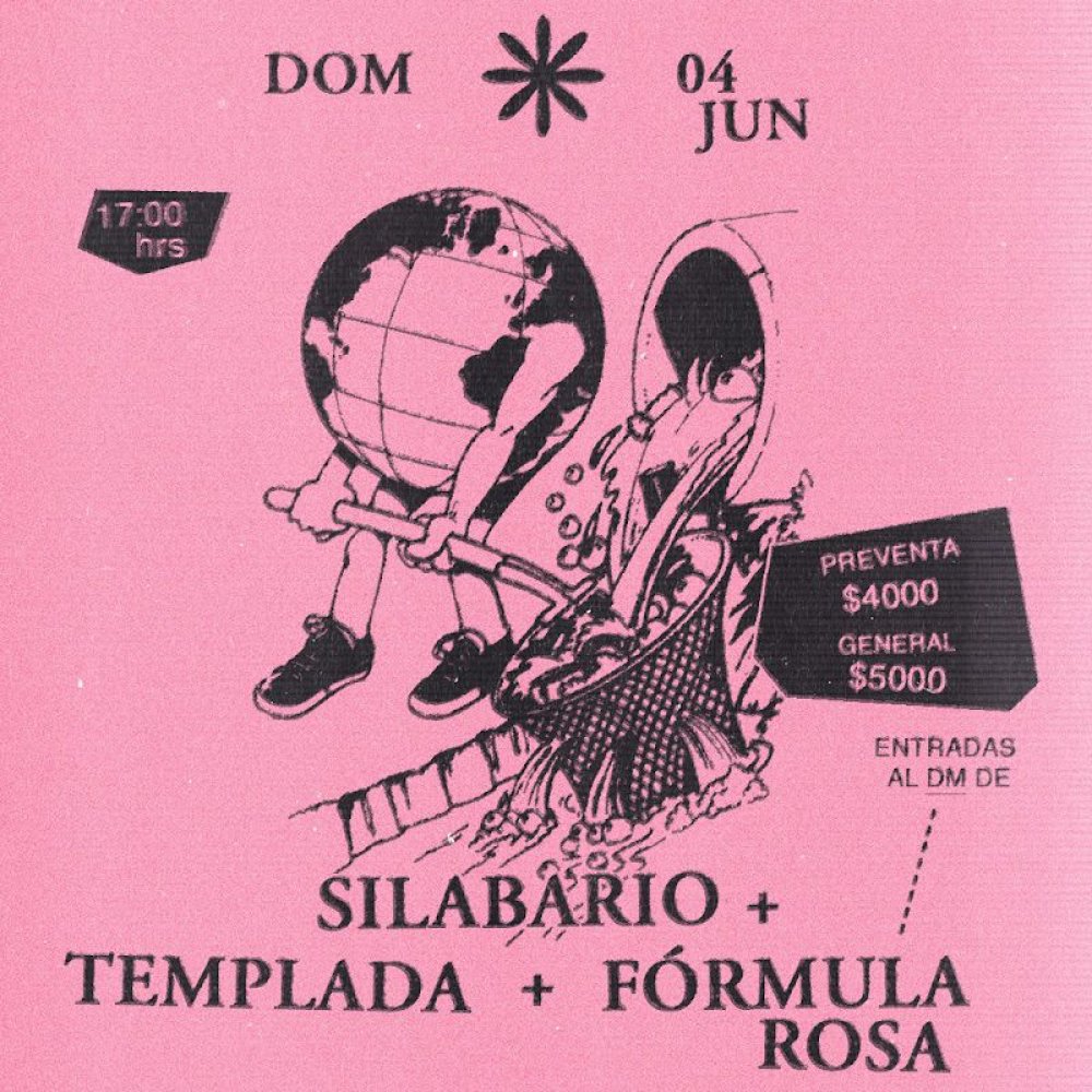 Flyer Evento SILABARIO + FORMULA ROSA + TEMPLADA ⚡️ KLAMA