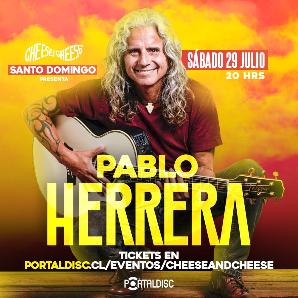 Flyer Evento PABLO HERRERA EN SANTO DOMINGO