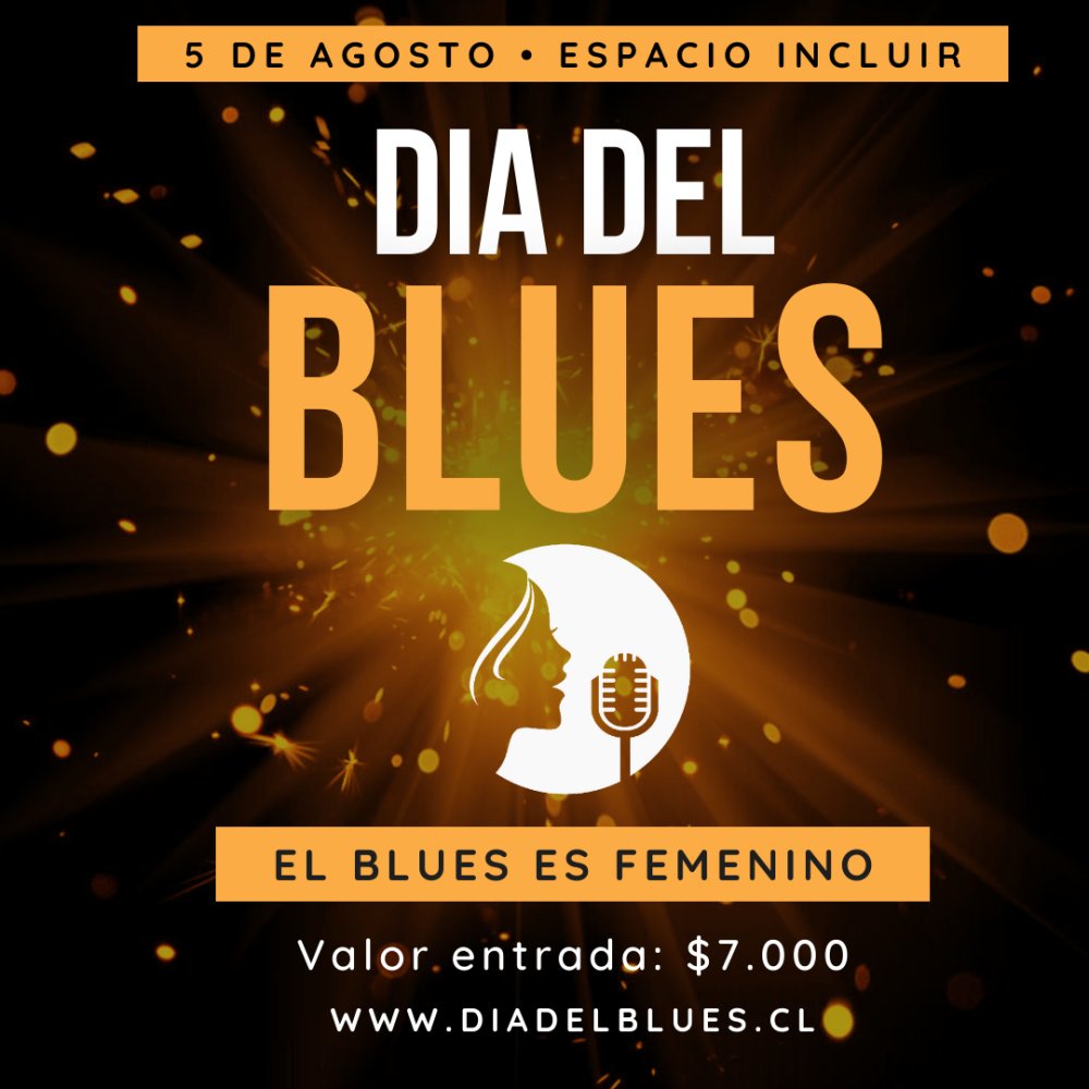Flyer Evento DIA DEL BLUES: EL BLUES ES FEMENINO