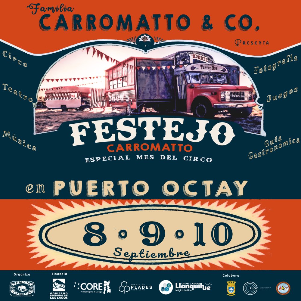 Flyer Evento FESTEJO CARROMATTO EN PUERTO OCTAY