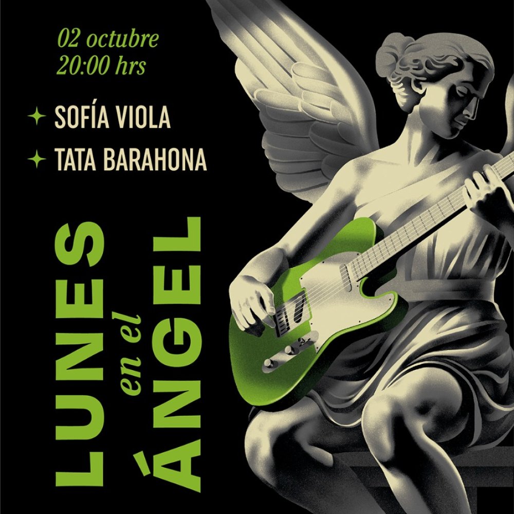 Carátula LUNES EN EL ANGEL:  SOFIA VIOLA Y TATA BARAHONA