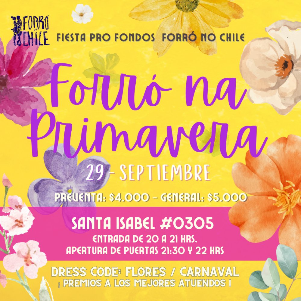 Flyer FIESTA FORRÓ NA PRIMAVERA EN KMASU