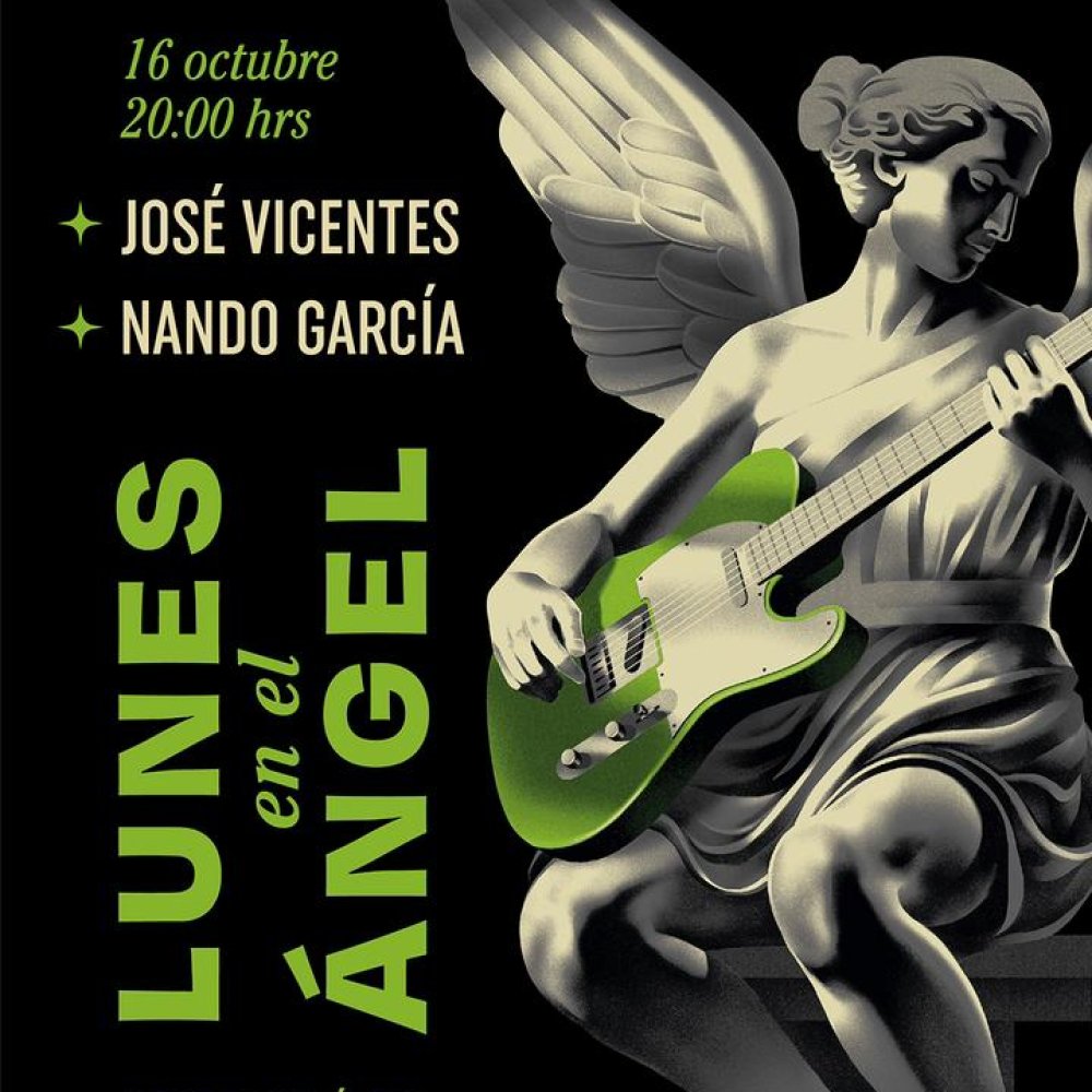 Carátula LUNES EN EL ANGEL:  JOSE VICENTE Y NANDO GARCIA