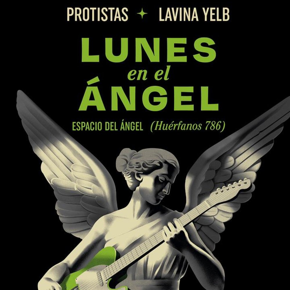 Flyer LUNES EN EL ANGEL:  PROTISTAS Y LAVINAYELB