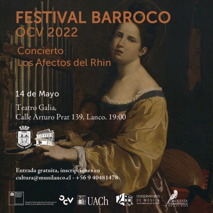 Flyer Evento FESTIVAL BARROCO OCV - CONCIERTO 4 - 14 MAYO