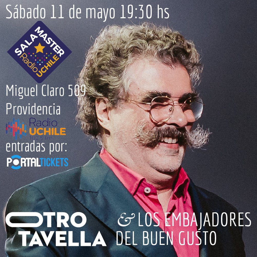 Flyer Evento OTRO TAVELLA EN SALA MASTER U. CHILE