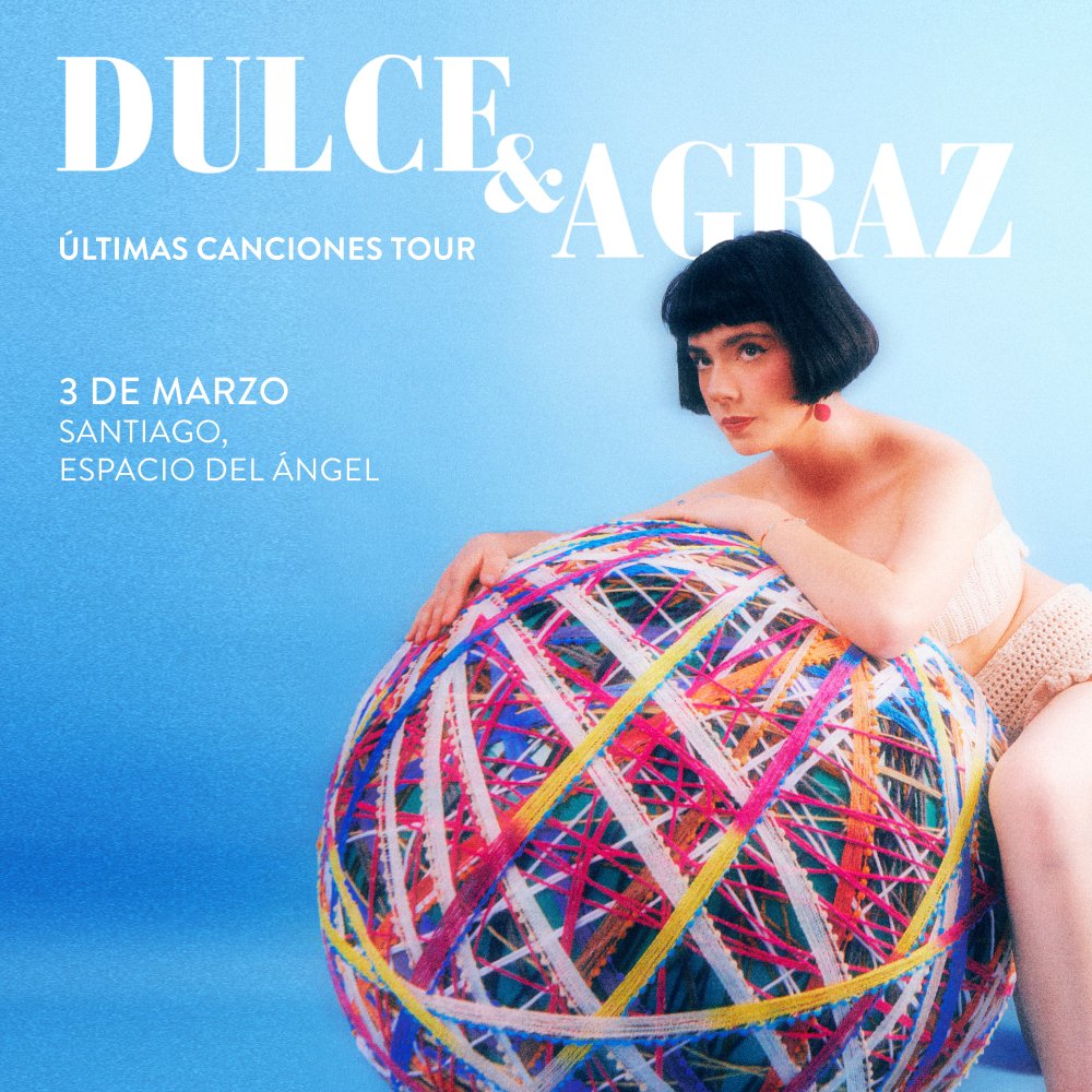 Flyer DULCE Y AGRAZ EN ESPACIO DEL ÁNGEL (ÚLTIMAS CANCIONES TOUR)