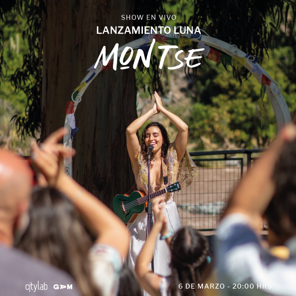 Flyer LANZAMIENTO DE VIDEOLCIP LUNA - MONTSE, EN CITYLAB