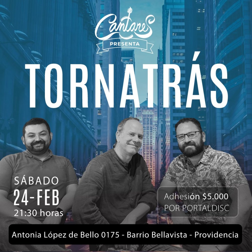Flyer TORNATRÁS EN CANTARES BAR