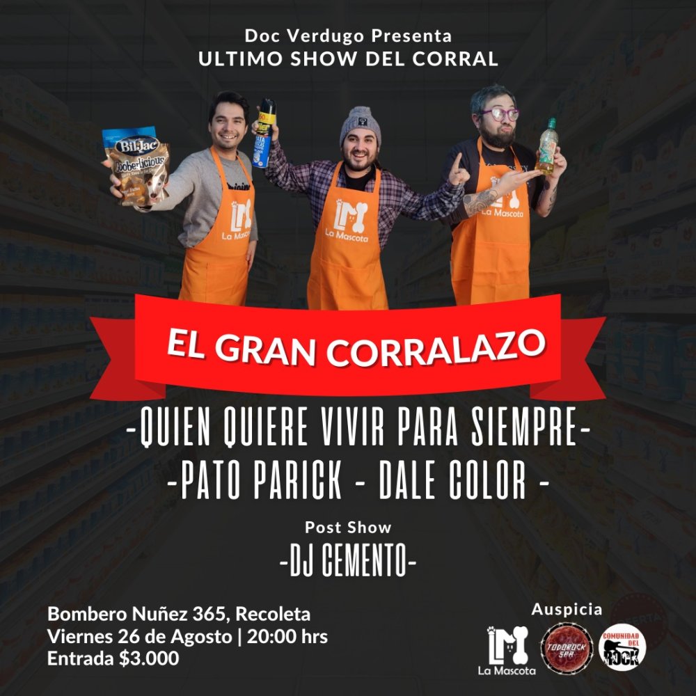 Flyer Evento ¡EL GRAN CORRALAZO!