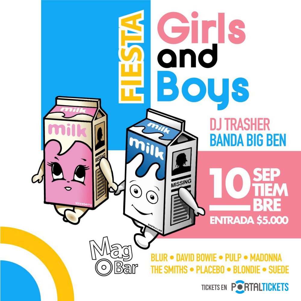 Flyer Evento MAGBAR: FIESTA GIRLS AND BOYS