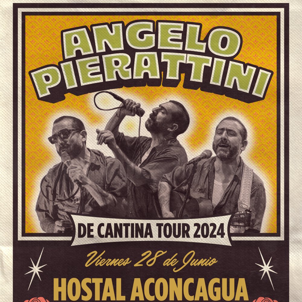 Flyer ANGELO PIERATTINI EN LA LIGUA
